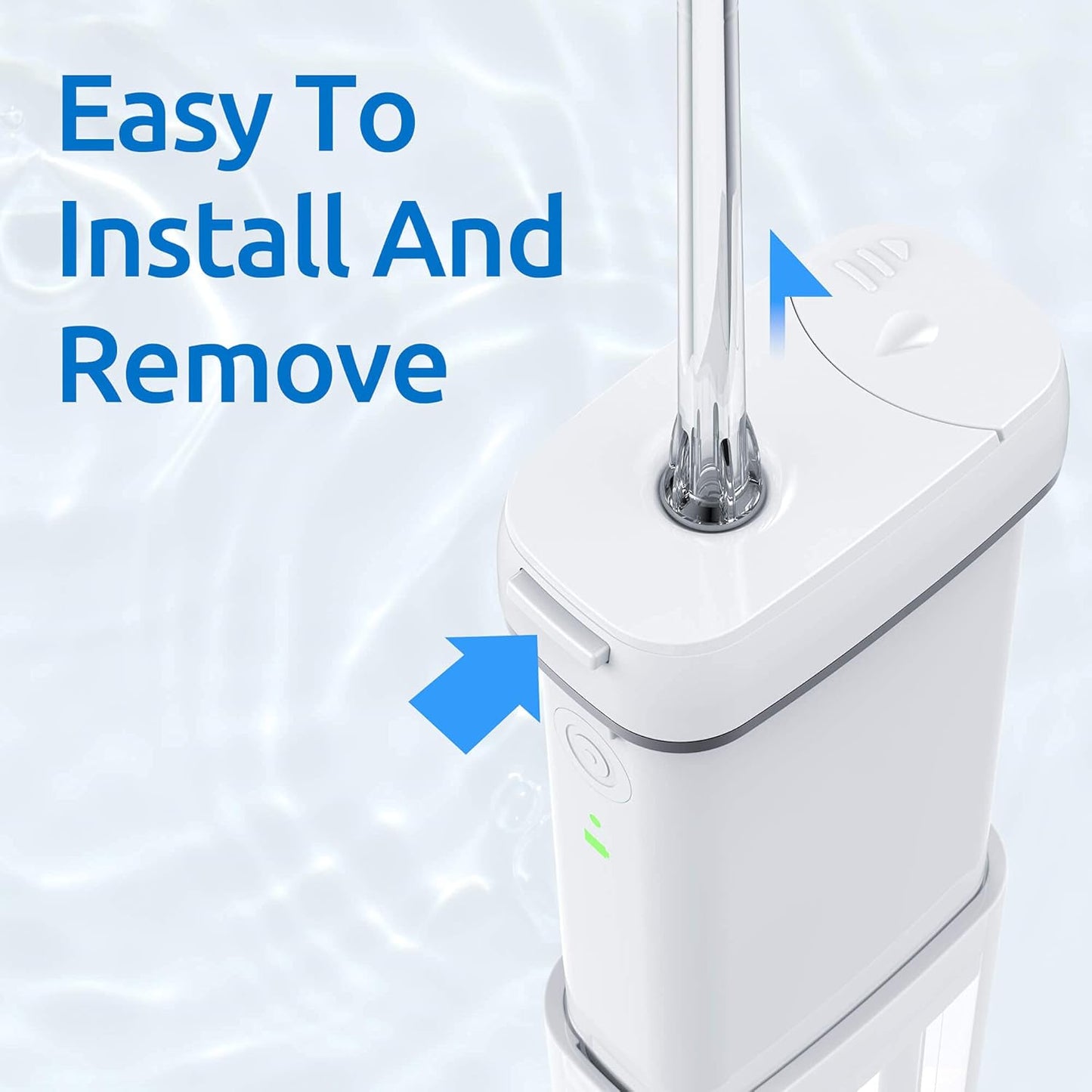 SYNHOPE replacement nozzles are easy to install and remove, designed for quick and hassle-free use with your portable water flosser.