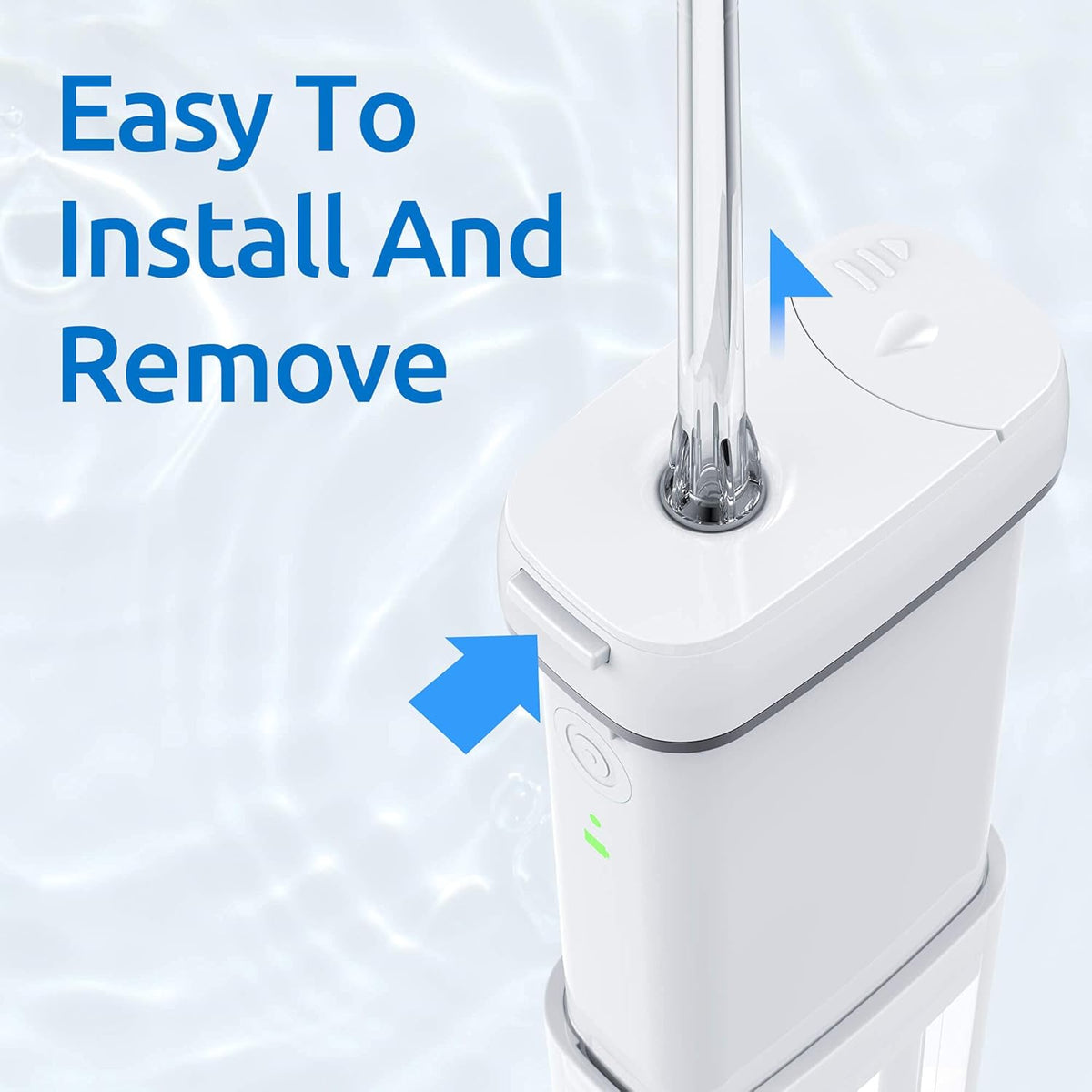 SYNHOPE replacement nozzles are easy to install and remove, designed for quick and hassle-free use with your portable water flosser.